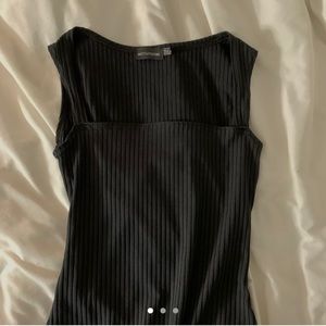 Squared neck bodysuit